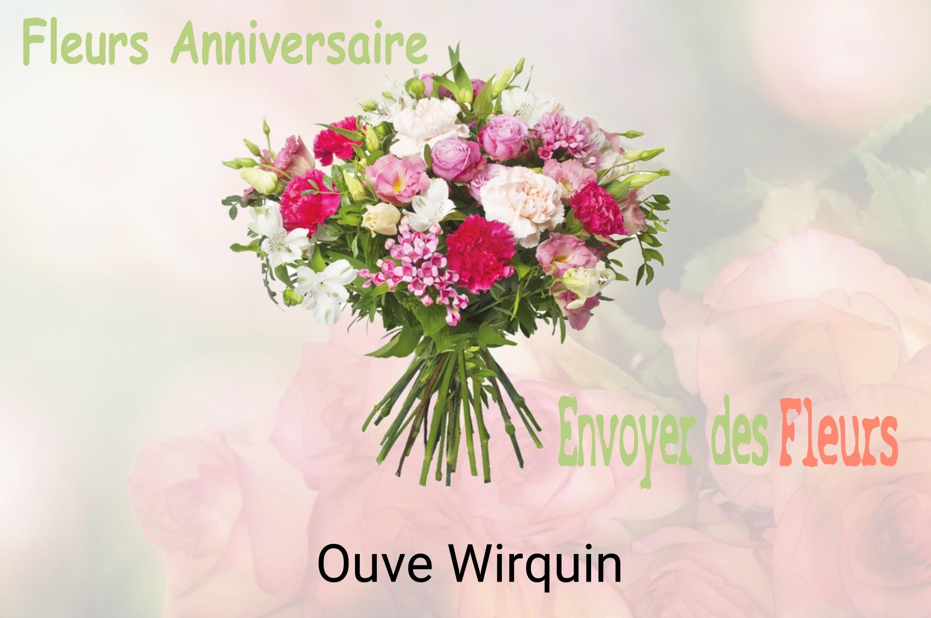 Bouquet de fleurs d’anniversaire livré à Ouve-Wirquin